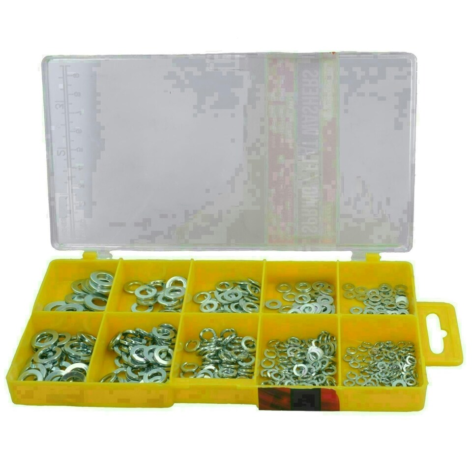 image 1 of Spring and Flat Metric Assorted Washers 3mm / 4mm / 5mm / 6mm / 8mm 500pc