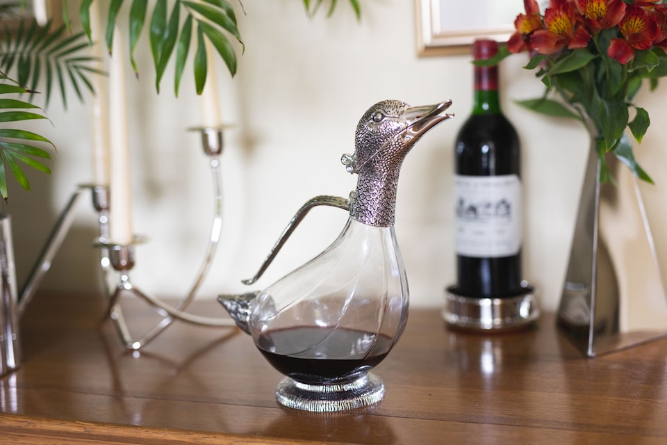 image 1 of Duck Head Wine Decanter