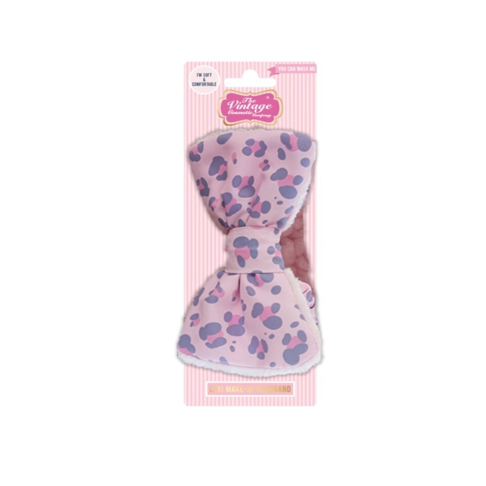 image 1 of The Vintage Cosmetic Company Lexi Headband, Comfy Leopard