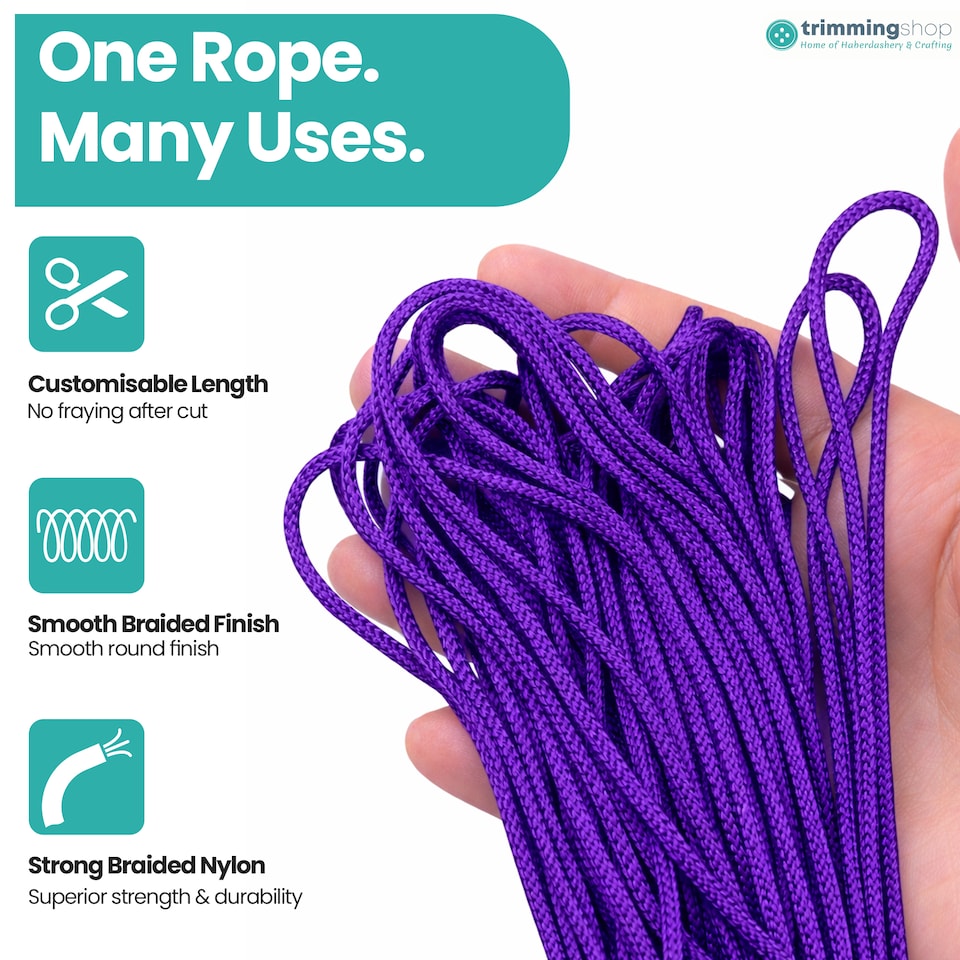 image 1 of 1.2mm x 10 Metres Nylon Cord for Jewelry Making & DIY Craft Projects