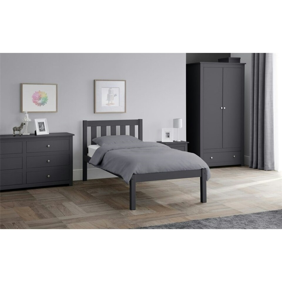 image 1 of Clean Anthracite 4 Drawer Chest