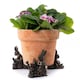 image 1 of Beatrix Potter Plant Pot Feet Antique Bronze Set 5 | Brown