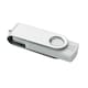 image 1 of MidOcean Techmate Rabs Recycled ABS Plastic USB Flash Drive - White - One Size