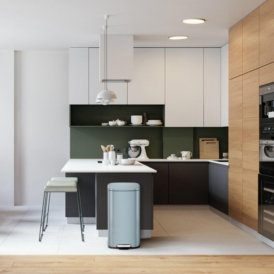 image 1 of Stella Pedal Bin 30L | Blue | Titanium Blue | 30L