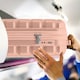 image 5 of Flight Knight Cabin Suitcase 55x35x20cm, Lightweight Carry On Bag - Over 100 Airlines- Ryanair, EasyJet, British Airways - Hand Luggage, ABS Hard Shell TSA Lock Pink | Rose | Cabin Bag