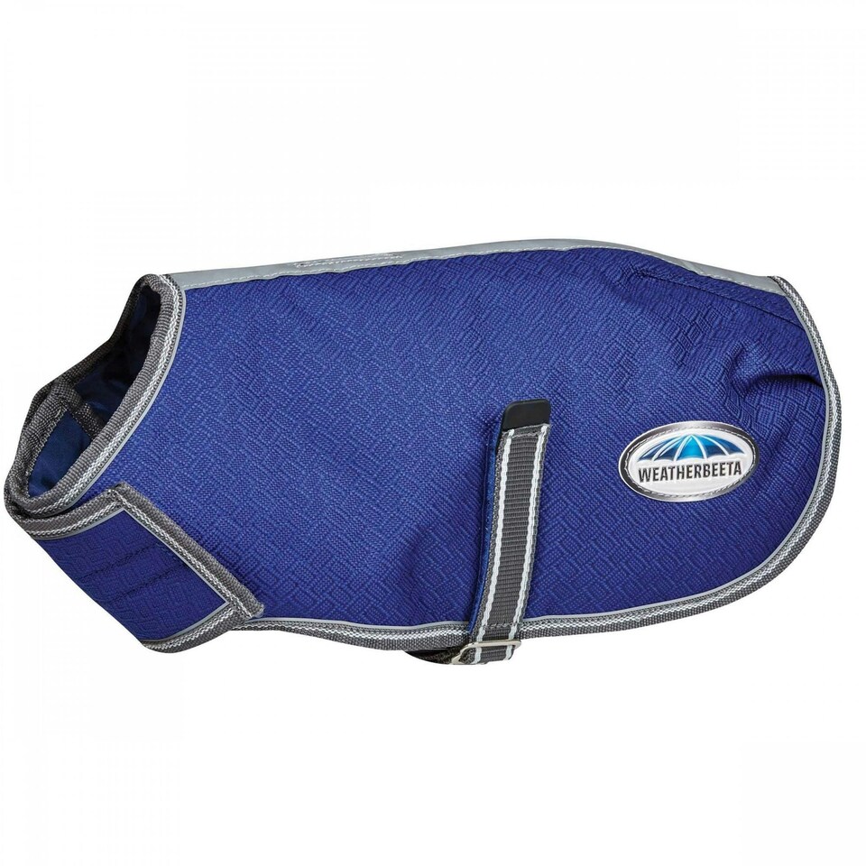 image 1 of Weatherbeeta Comfitec Premier Free Midweight Dog Coat - Dark Blue/Grey/White - 60cm