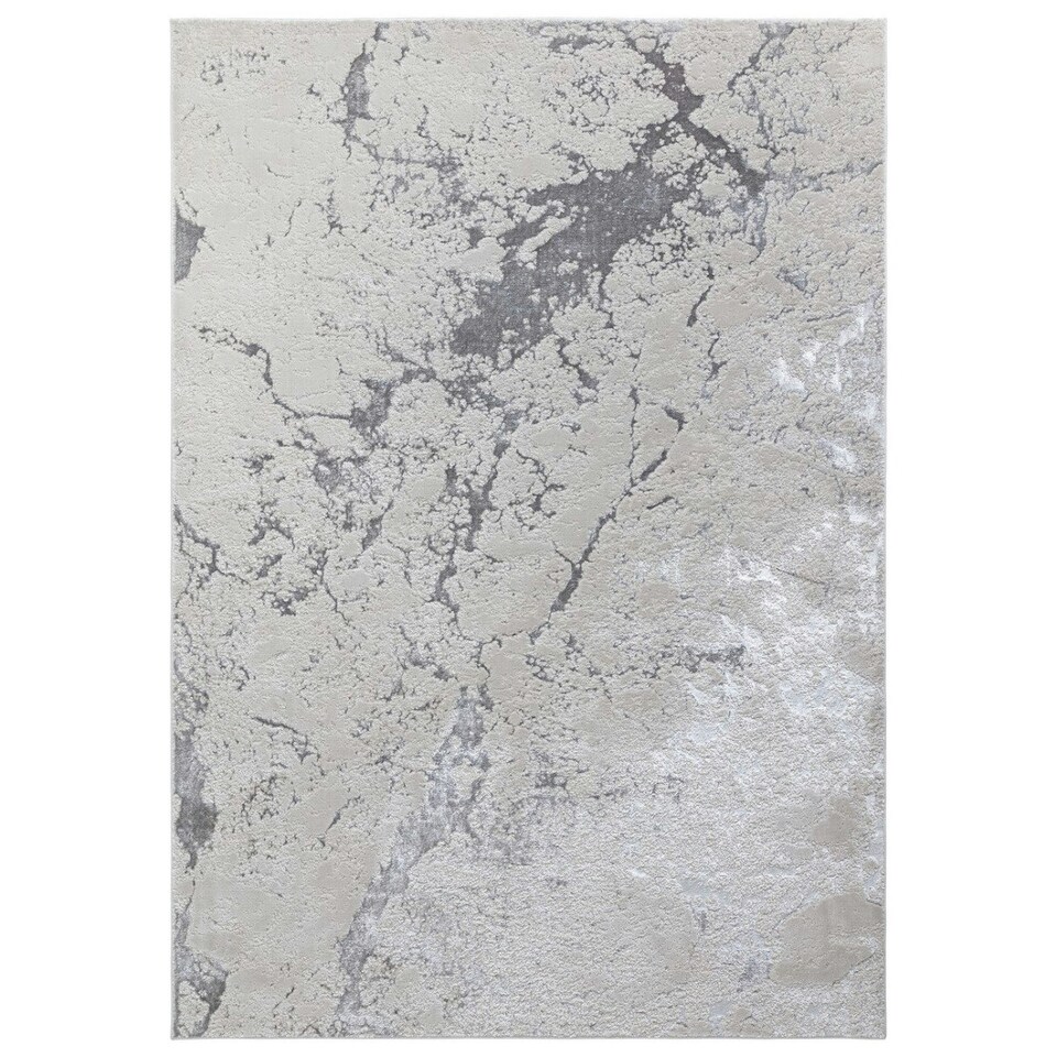 image 1 of Modern Rug, 8mm Thickness DiningRoom Rug, Abstract Optical/(3D) Rug, Anti-Shed Bedroom, & LivingRoom Rug-200cm X 290cm Grey | 200cm X 290cm