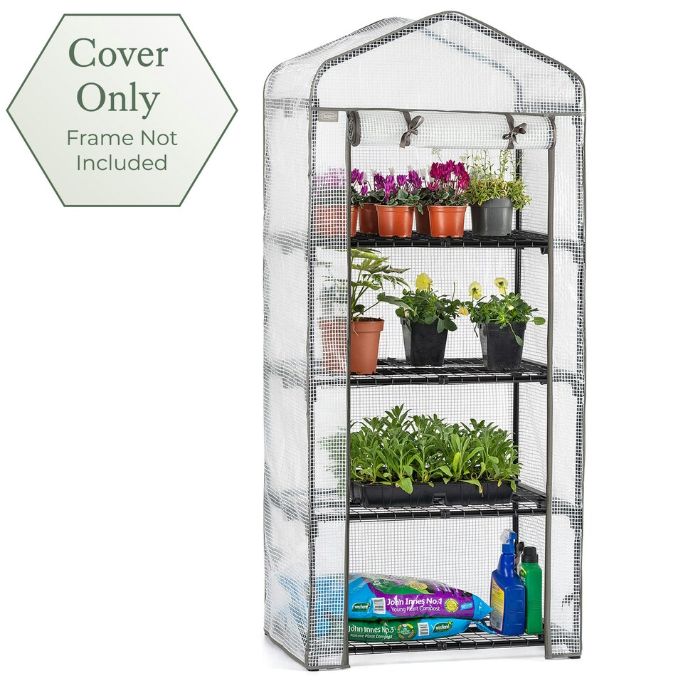 image 1 of 4 Tier Greenhouse Cover (PE)