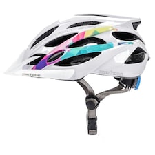 Shimmer Cycle Helmet – Lightweight & Protective for Biking, Skating & More | White | White | L