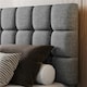 image 7 of Yaheetech 135 cm W x 190 cm L Upholstered Bed Frame Light Grey
