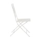 image 7 of Charles Bentley Rustic Metal Garden Bistro Set - Leaf Design | White | White
