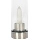 image 3 of Something Different Quartz Water Bottle - Clear/Steel Grey - One Size