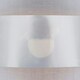 image 2 of ValueLights Modern Grey And Chrome Cylinder Ceiling Pendant Light Shade