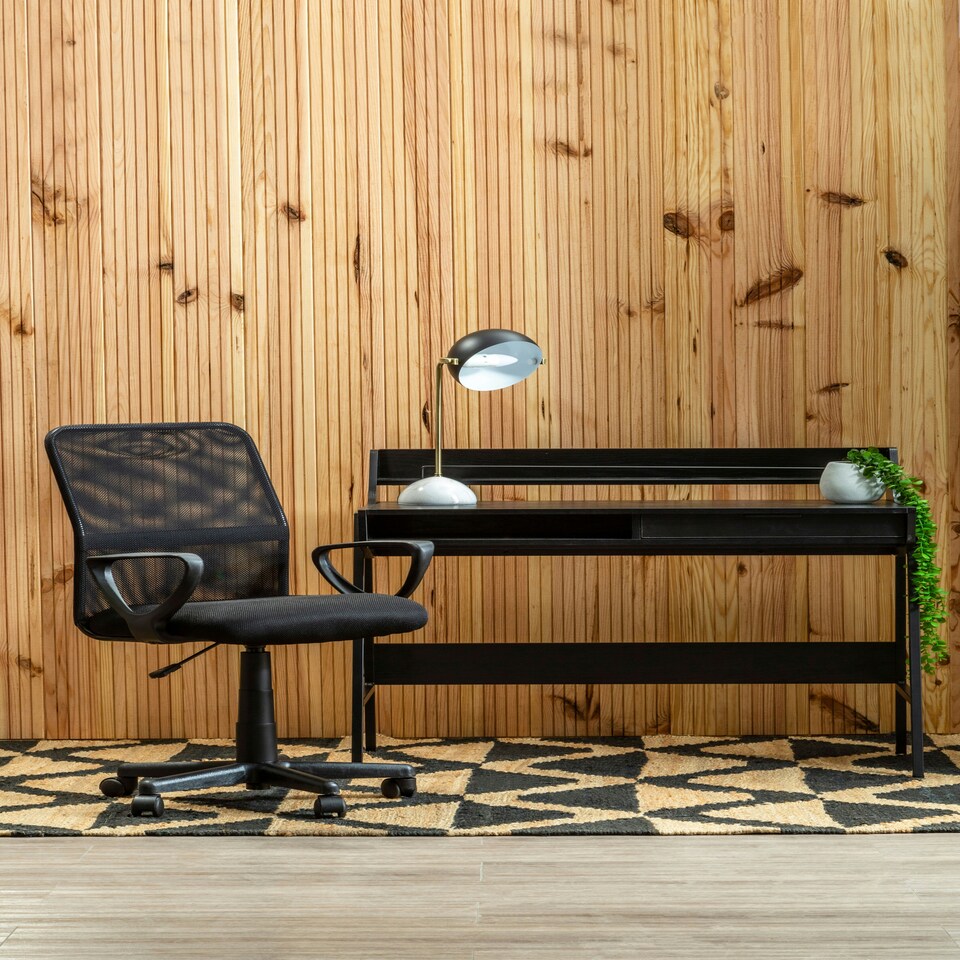 image 1 of Interiors by Premier Stratford Black Home Office Chair