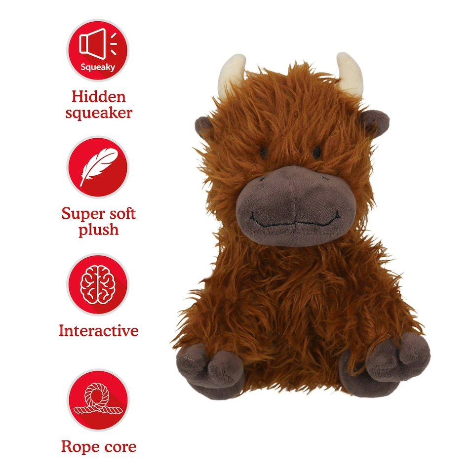 image 1 of Rosewood Tough Rope Core Cow - Pack of 3