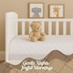 image 3 of Opulent Home Cot Bed Mattress Waterproof Anti-Allergy Baby Mattress Cover for Newborns - White