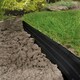 image 2 of Swift Edge Garden Edging - Lawns, Borders, Pathways, Plots, Flowerbeds, Landscaping - Aluminium 100mm tall - 30m pack - Black
