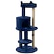 image 6 of PawHut 104cm Cat Tree Condo Tower with Scratching Post Perch Ball, Blue