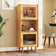 image 8 of COSTWAY Kitchen Sideboard 3-Cube Bamboo Storage Cabinet N/A