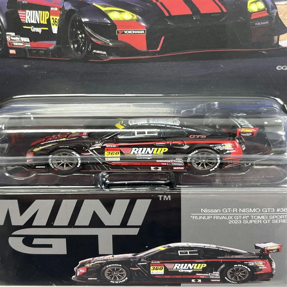 image 1 of Nissan GTR Nismo GT3 #360 2023 Super GT Series 1:64 Mini GT MGT00754L