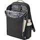image 4 of Aqua Recycled Water Resistant 21L Laptop Backpack - Solid Black - One Size