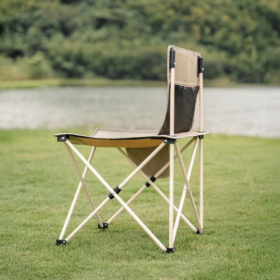 image 1 of Folding Camping Chair | Black | Black
