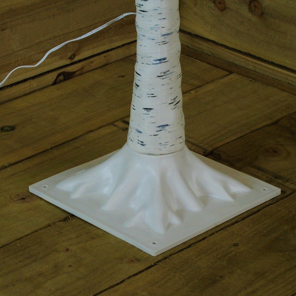 image 1 of 2.4m (8ft) Indoor Outdoor Christmas Lit Birch Tree with 136 Warm White LEDs