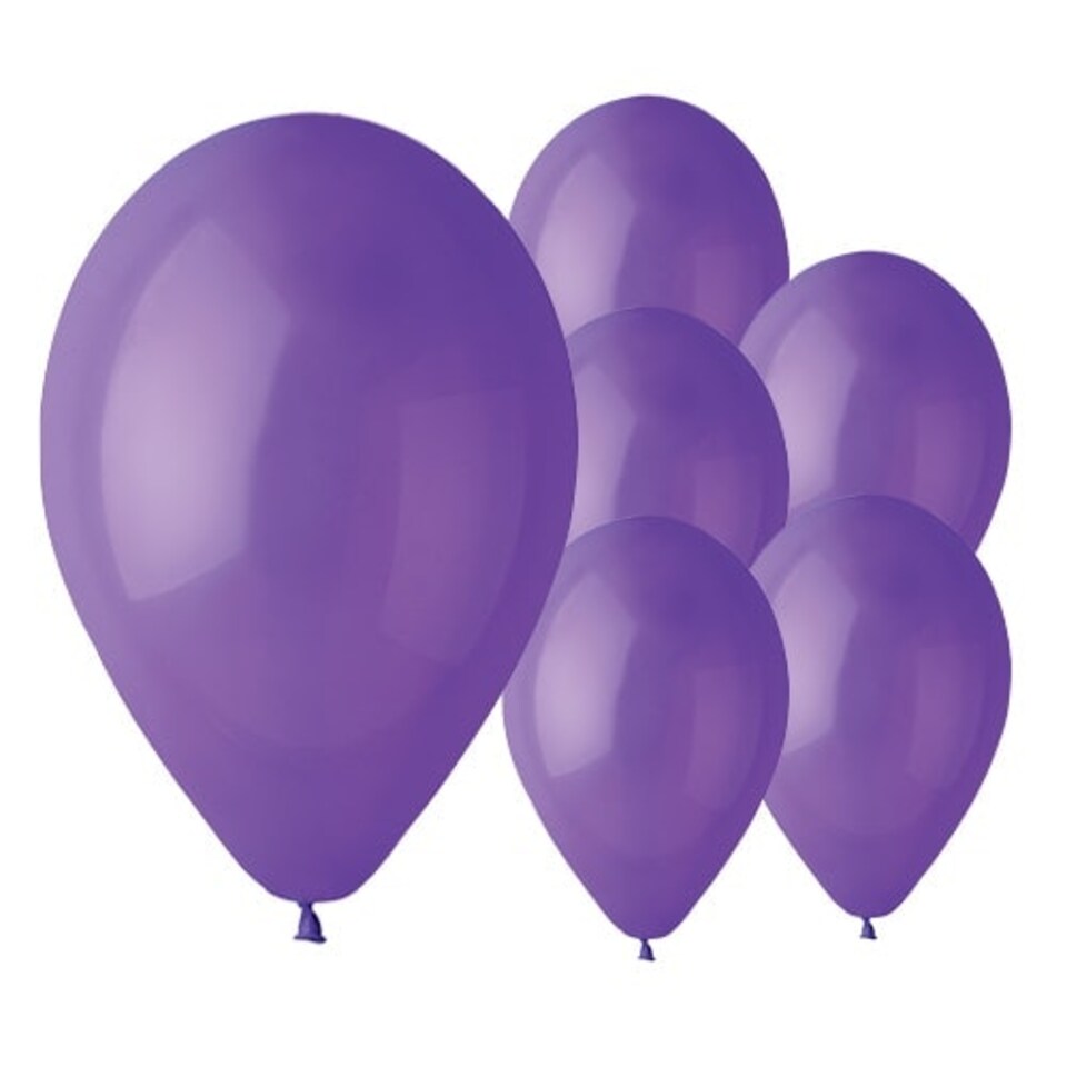 Purple Biodegradable Latex Balloons 33cm / 13 in - Pack of 50