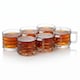 image 9 of 250ml Mugs Modern Clear Glass Tea Coffee Cups Hot Drinks Latte Glasses Set of 6