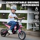 image 7 of AIYAPLAY Kids Electric Motorbike, 24V Battery Powered Dirt Bike with 250W Motor, 6-16km/h, 7AH Batteries, 12" Inflatable Tires and Rear Suspension, Ride On Motorcycle for 8-12 Years Old | Pink