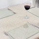 image 5 of Harbour Housewares Glass Placemats - 6 Pack - 30 x 20cm - Clear - Elegant, Heat-Resistant Table Set Clear