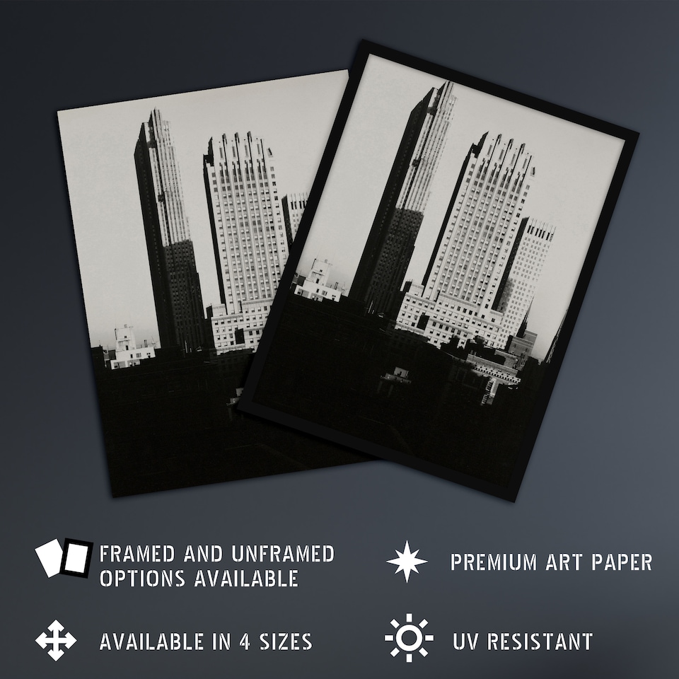 image 1 of New York from the Shelton Alfred Stieglitz Huge Wall Art Print 18X24 In