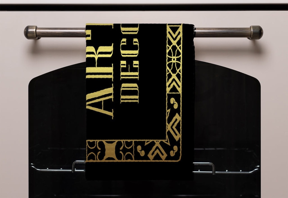 image 1 of Art Deco (Kitchen Towel)