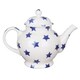 image 4 of Tea Pot: 1.6 Litre Emma Bridgewater Blue Star 4 Mug Teapot Boxed, Ceramic