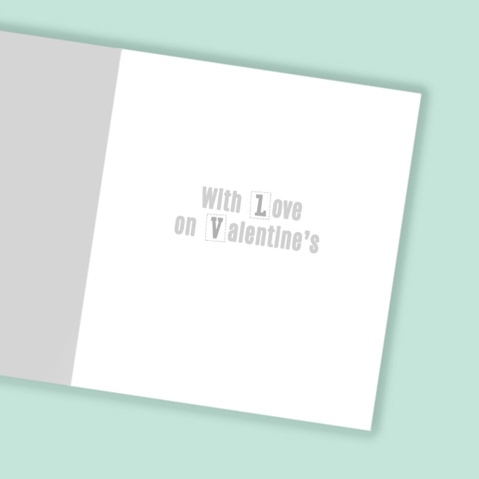image 1 of Let's Get Under The Sheets... - Funny Acrostic Valentine's Card