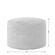image 5 of icon Milano Jumbo Cord Round Footstool Bean Bag, Dawn Pink