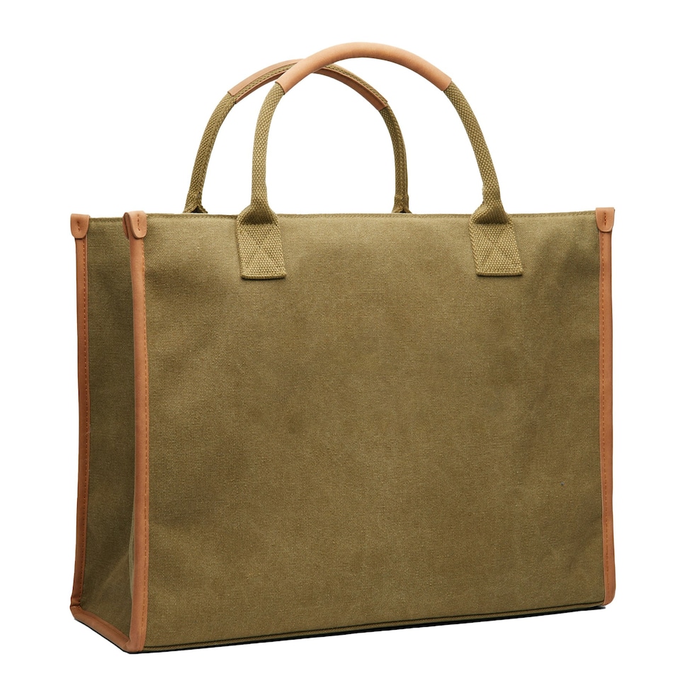 image 1 of Vinga Bosler Recycled Canvas Tote - Green - One Size Green