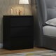 image 8 of FWStyle Carlton 3 Drawer Chest Of Drawers - Matt Black