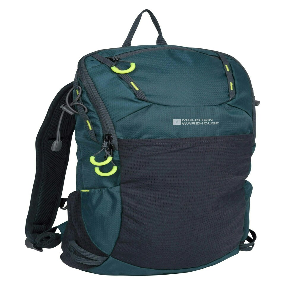 image 1 of Mountain Warehouse Inca Backpack with Adjustable Chest Straps Sports Rucksack Blue