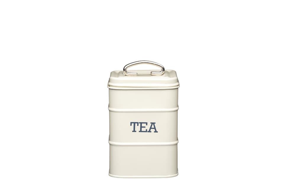 image 1 of KitchenCraft Tea Tin Cream Metal