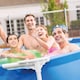 image 3 of Intex 12ft x 30in Round Metal Frame Pool with Filter Pump - Blue