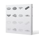image 1 of burger and sandwich icon (Canvas Print) 90 x 90 x 4cm