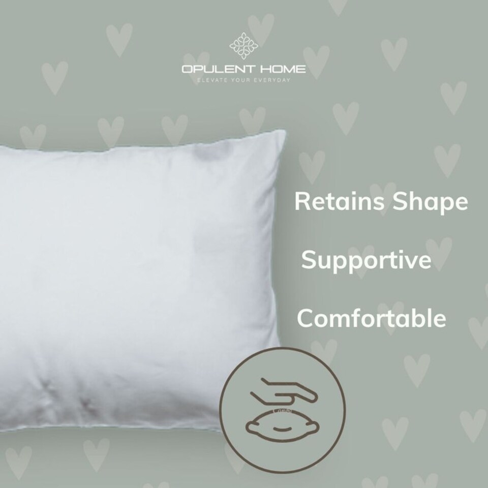 image 1 of Opulent Home 9 Tog Cot Bed Duvet and Pillow Set | Anti-Allergy Baby & Toddler Winter Quilt Bedding|White