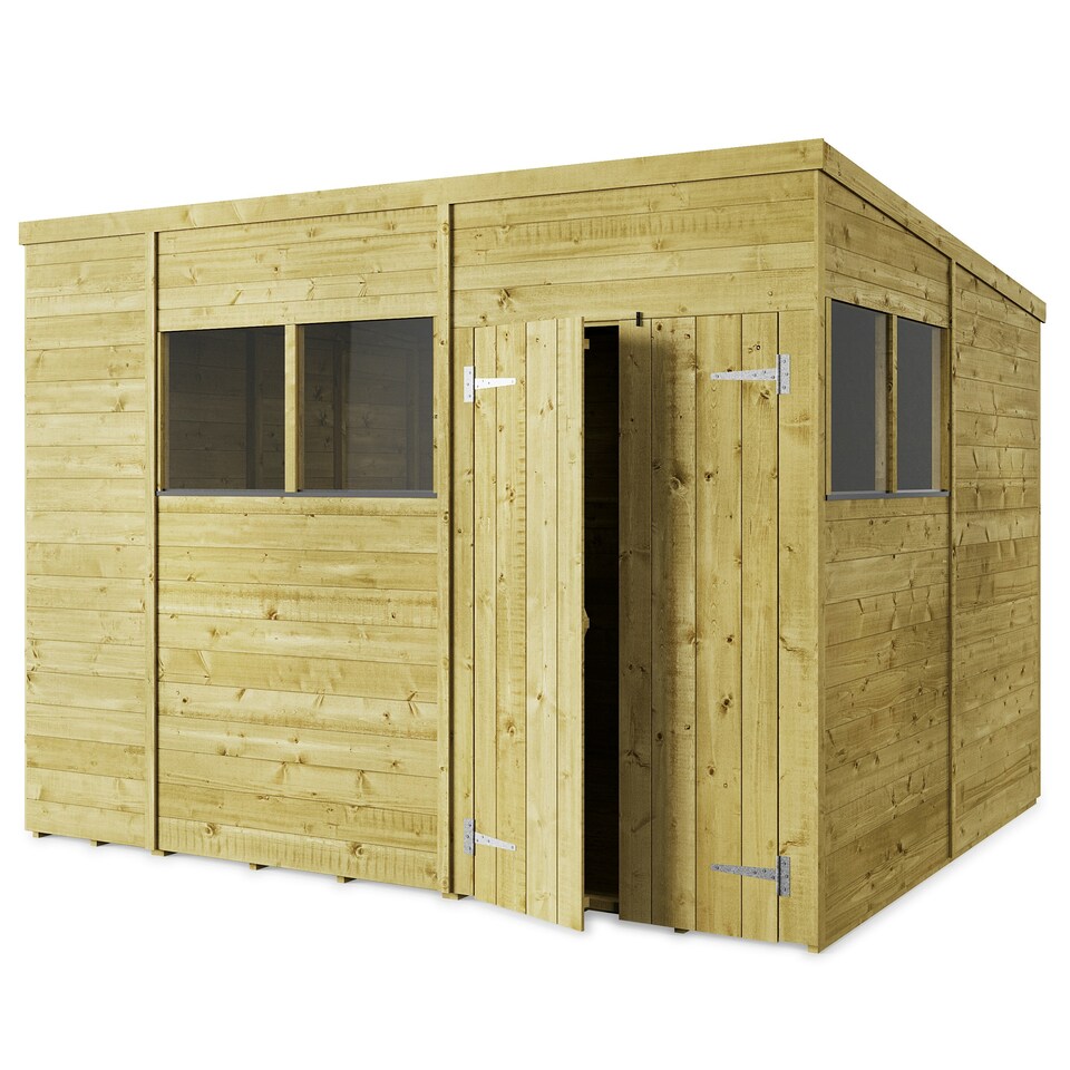 image 1 of Store More Tongue and Groove Pent Shed - 10x8 Windowed
