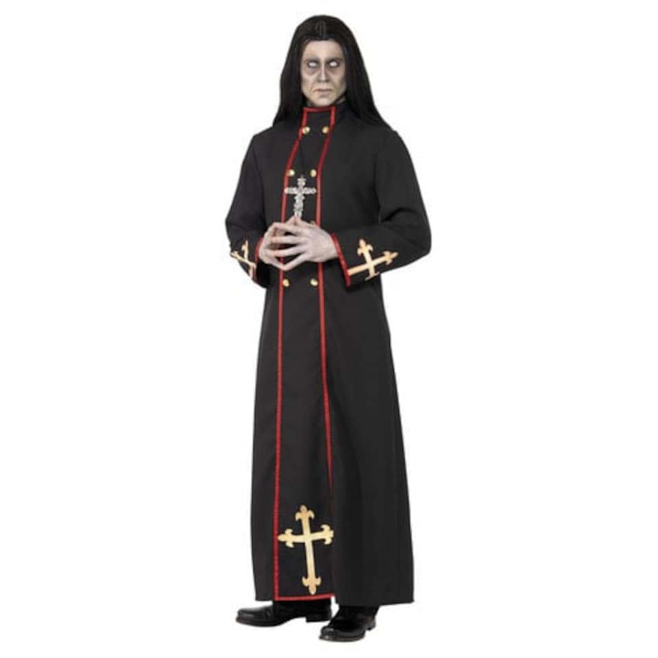 image 1 of Minister of Death Black Fancy Dress Costume Unisex Adult Large