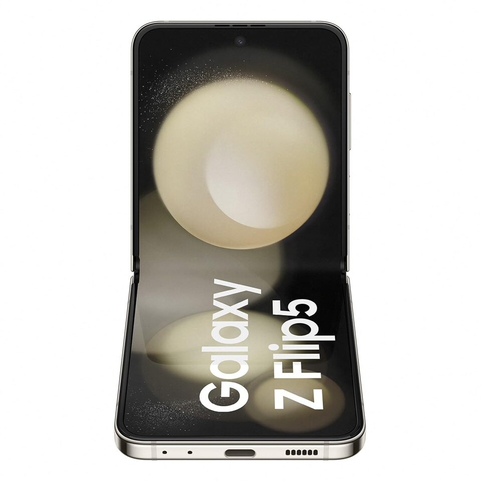 image 1 of Samsung Galaxy Z Flip5 8GB 256GB Cream 6.7" Foldable Smartphone