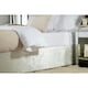 image 5 of Belledorm Divan Crushed Velvet Base Wrap - Champagne - King