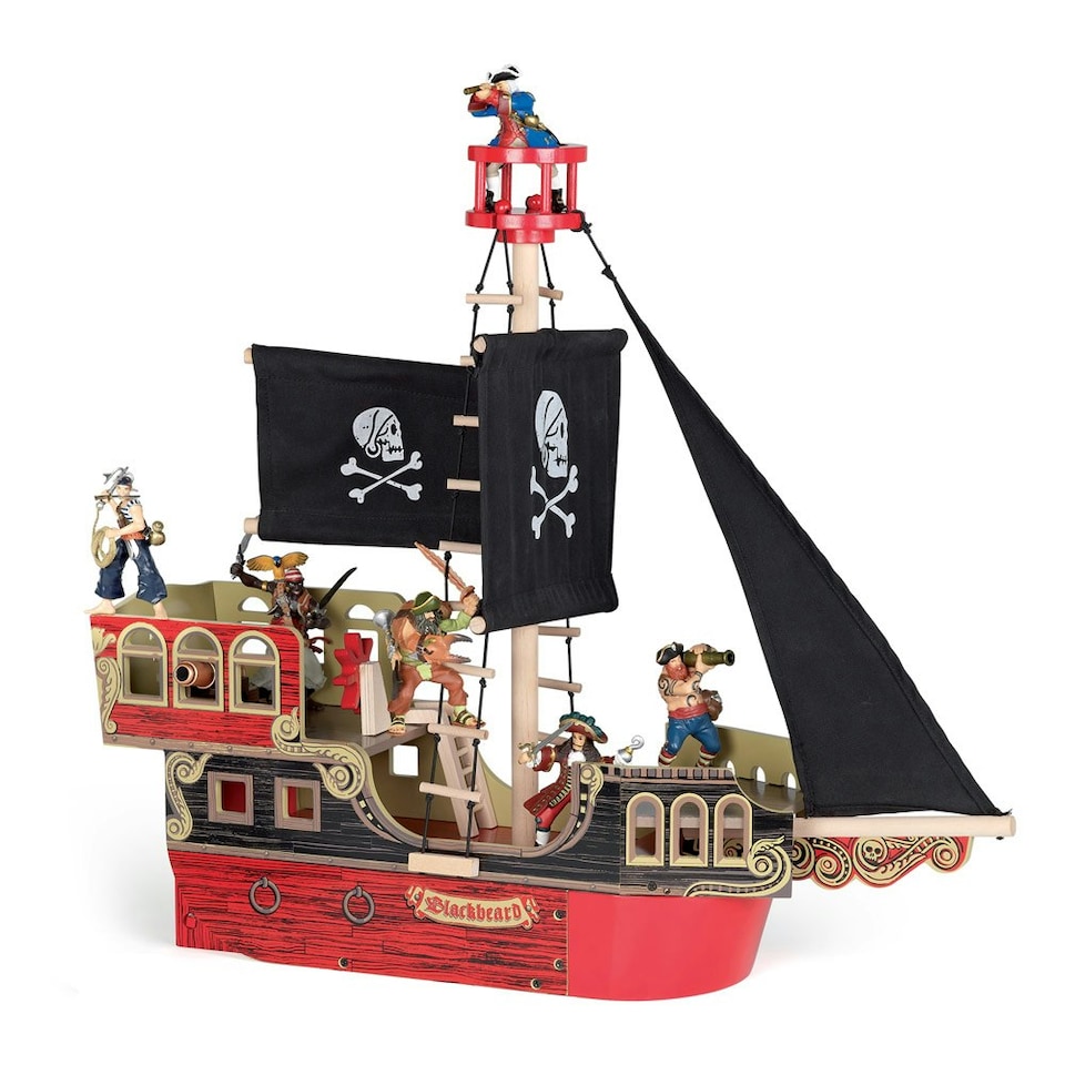 image 1 of PAPO Pirates and Corsairs Pirate Ship Toy Playset