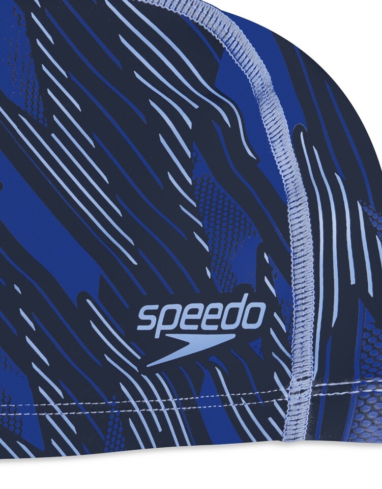 image 1 of Speedo Boom Ultra Pace Swim Cap - Navy/Blue