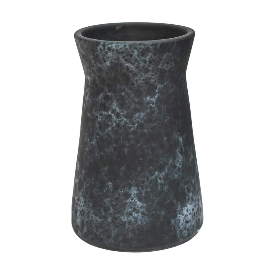 image 1 of Kew Handthrown Vase Basalt Black